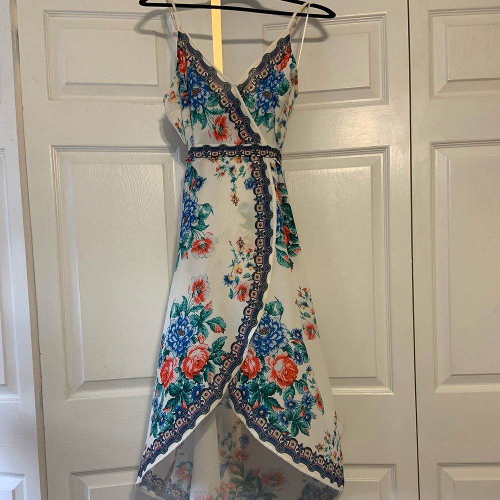 High low floral dress